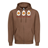 Chestnut you know why i'm here Zipper Hoodie - MaliasSmallBusiness