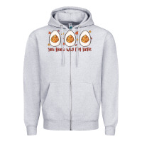 Heather Grey you know why i'm here Zipper Hoodie - MaliasSmallBusiness