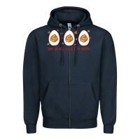 Navy you know why i'm here Zipper Hoodie - MaliasSmallBusiness