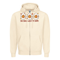 Sandshell you know why i'm here Zipper Hoodie - MaliasSmallBusiness