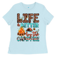 Life Is Better By The Campfire Ladies Tee | Teevron