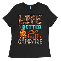 Black life is better by the campfire Ladies Tee - JahusDesignShop