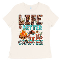 Bone life is better by the campfire Ladies Tee - JahusDesignShop