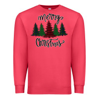 Cardinal Merry Christmas Trees Premium Sweatshirt - Bettercallsaul