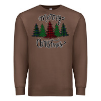 Chestnut Merry Christmas Trees Premium Sweatshirt - Bettercallsaul