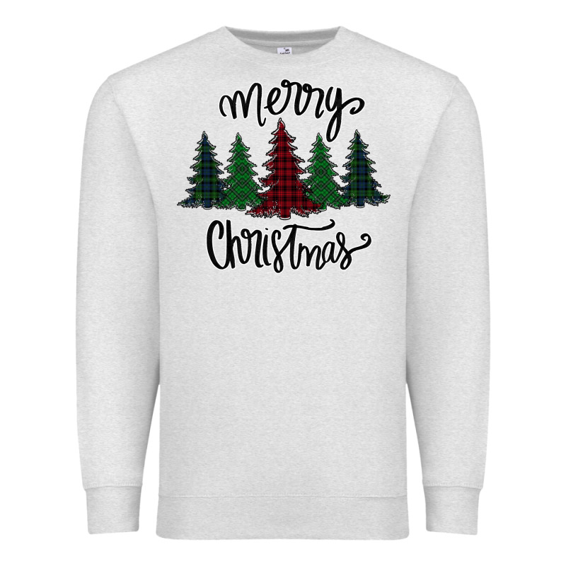 Merry Christmas Trees Premium Sweatshirt by Bettercallsaul | Teevron