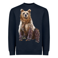 Navy bear Heavyweight Sweatshirt - Artiststas