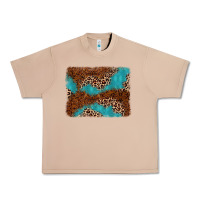 Burro turquoise glitter leopard background Urban Heavy Tee - AdoDesignShop