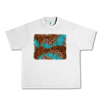 Lunar Rock turquoise glitter leopard background Urban Heavy Tee - AdoDesignShop