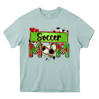 Arona soccer mom with leopard Heavy Core Tee - Zillion Design Studio