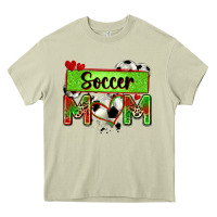 Mossy soccer mom with leopard Heavy Core Tee - Zillion Design Studio