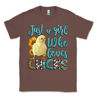 Chestnut Western Just A Girl Who loves Chicks Classic Tee - LillyAllenDesigns