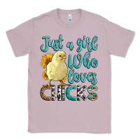 Lilac Western Just A Girl Who loves Chicks Classic Tee - LillyAllenDesigns