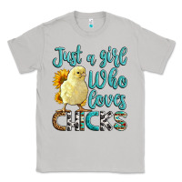 Moon Dust Western Just A Girl Who loves Chicks Classic Tee - LillyAllenDesigns