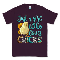 Plum Western Just A Girl Who loves Chicks Classic Tee - LillyAllenDesigns
