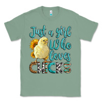 Sage Western Just A Girl Who loves Chicks Classic Tee - LillyAllenDesigns