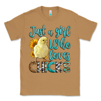 Toasted Coconut Western Just A Girl Who loves Chicks Classic Tee - LillyAllenDesigns