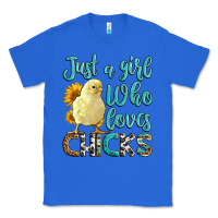 True Royal Western Just A Girl Who loves Chicks Classic Tee - LillyAllenDesigns