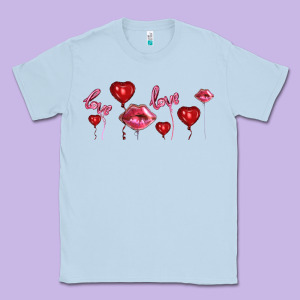 Love And  Love Balloons Classic Tee Designed By Adodesignshop