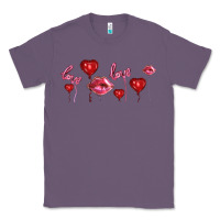 Lavender love and  love balloons Classic Tee - AdoDesignShop
