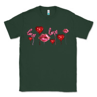 Sports Green love and  love balloons Classic Tee - AdoDesignShop
