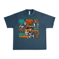 Midnight Navy cowboy Urban Heavy Tee - AdoDesignShop