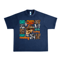 Navy cowboy Urban Heavy Tee - AdoDesignShop