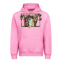 Fuchsia Pink Mama's boy Mother's Day Urban Hoodie - CowGirlArtShop