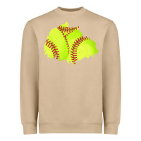 Mushroom softball patch Heavyweight Sweatshirt - AdoDesignShop