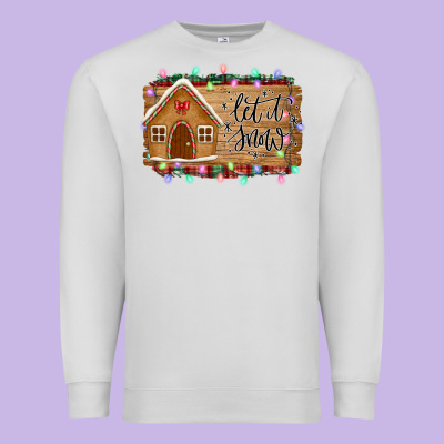 Let It Snow Premium Sweatshirt Designed By Bettercallsaul