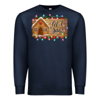 Navy Let it snow Premium Sweatshirt - Bettercallsaul