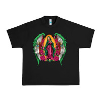 Black mexican flag wings our lady of guadalupe Urban Heavy Tee - Artiststas