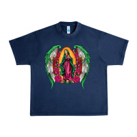 Navy mexican flag wings our lady of guadalupe Urban Heavy Tee - Artiststas