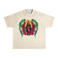 Sandshell mexican flag wings our lady of guadalupe Urban Heavy Tee - Artiststas