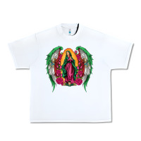 White mexican flag wings our lady of guadalupe Urban Heavy Tee - Artiststas
