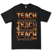 Black teach compassion teach kindness teach confidence Premium Tee - Zillion Design Studio
