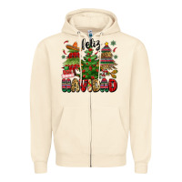Sandshell feliz navidad Zipper Hoodie - MaliasSmallBusiness