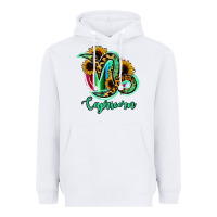 White Capricorn Zodiac Heavyweight Hoodie - Bettercallsaul