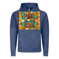 Vintage Denim Thankful grateful blessed Vintage Hoodie - Artiststas