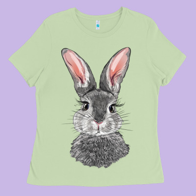 Ladies Tee Bunny Face