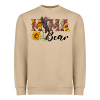 Mushroom pink mama bear with cute bear Heavyweight Sweatshirt - Artiststas
