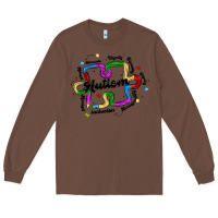 Chestnut autism teacher pencil Long Sleeve Tee - MaliasSmallBusiness