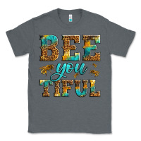 Charcoal Heather Western Bee You Tiful Bee Classic Tee - LillyAllenDesigns