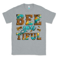 Heather Grey Western Bee You Tiful Bee Classic Tee - LillyAllenDesigns