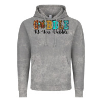 Gobble Til You Wobble Thanksgiving Turkey Vintage Hoodie | Teevron