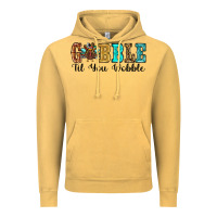 Vintage Mustard gobble til you wobble thanksgiving turkey Vintage Hoodie - RanaPortraitStore