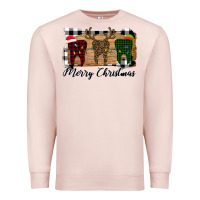 Pale Pink Merry Christmas Teeth Premium Sweatshirt - Bettercallsaul