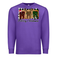 Purple Merry Christmas Teeth Premium Sweatshirt - Bettercallsaul