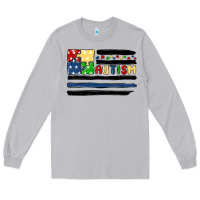Moon Dust autism usa flag Long Sleeve Tee - MaliasSmallBusiness