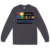 Smoke autism usa flag Long Sleeve Tee - MaliasSmallBusiness